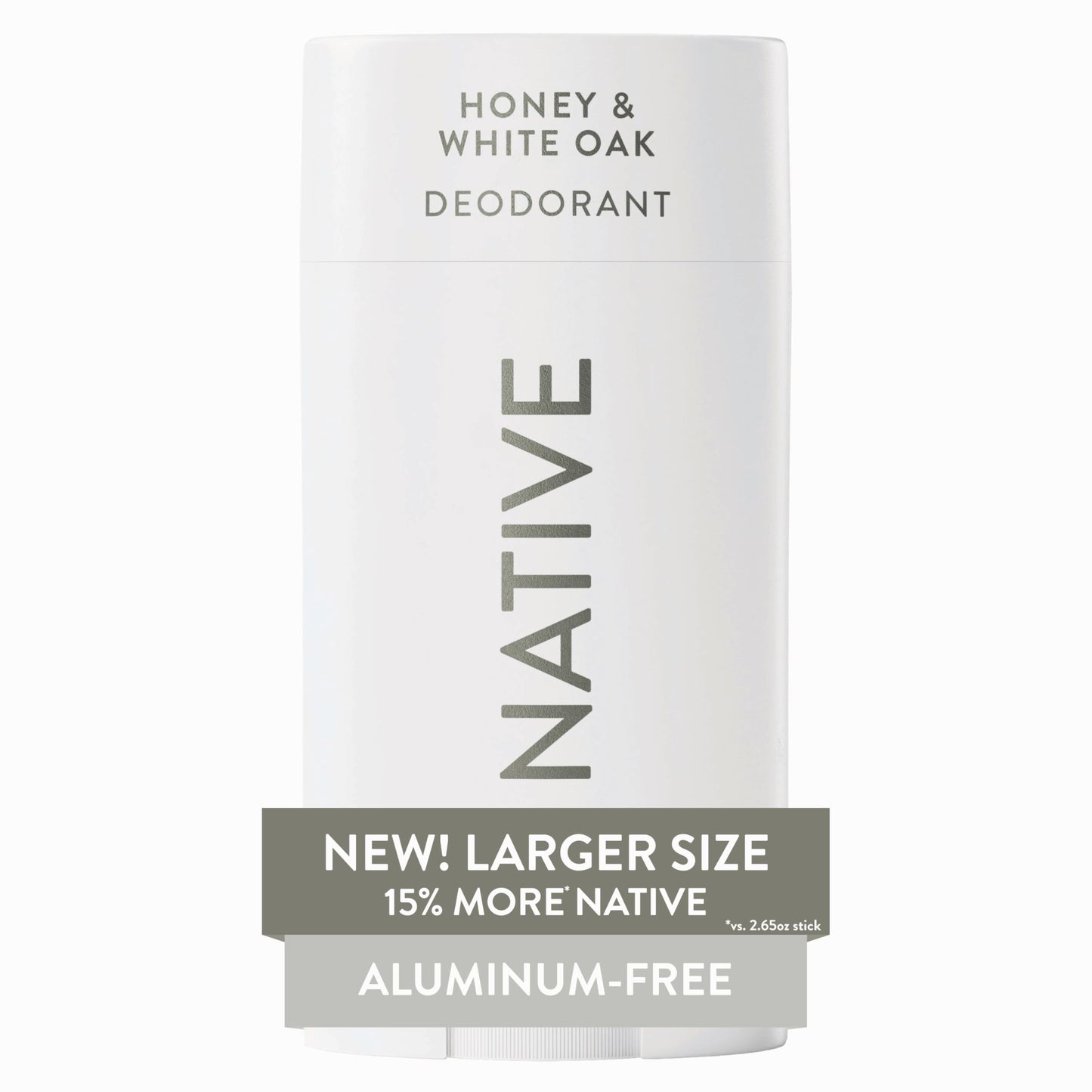 HotNative Aluminum Free Deodorant, Sea Salt & Cedar, Large Size Stick, 72 Hour Odor Control, for Women & Men, Contains Naturally Derived Ingredients, 3.1 oz