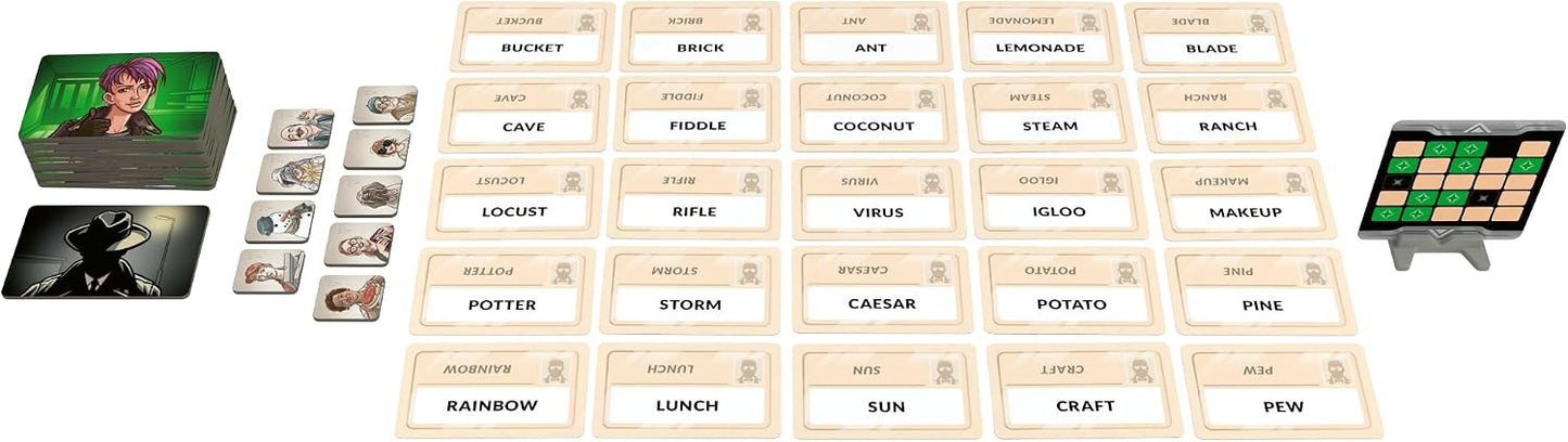 Hot CGE Codenames: Duet Board Game (2nd Edition) | The Top Secret Cooperative Word Association Game for Two Players & Couples Game Nights