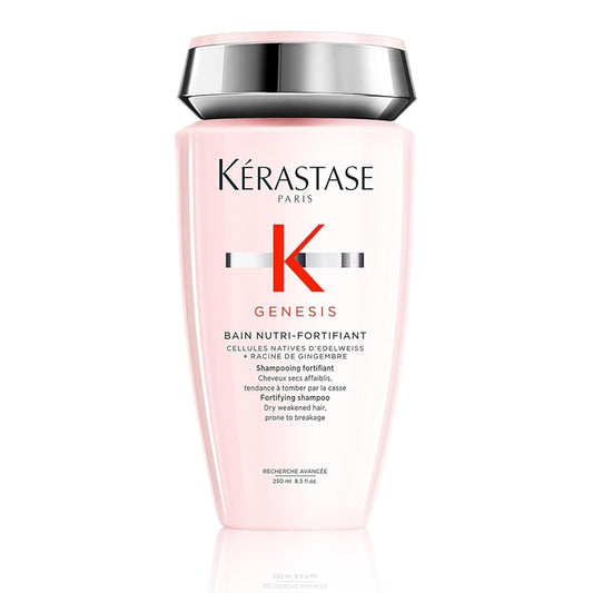 HotKerastase Genesis Strengthening Nutri-Fortifiant Shampoo - Gently Cleanses & Clarifies the Scalp, Nourishes and Reduces Breakage, For Weak or Damaged Hair, Detangles & Hydrates, For Normal to Dry Hair