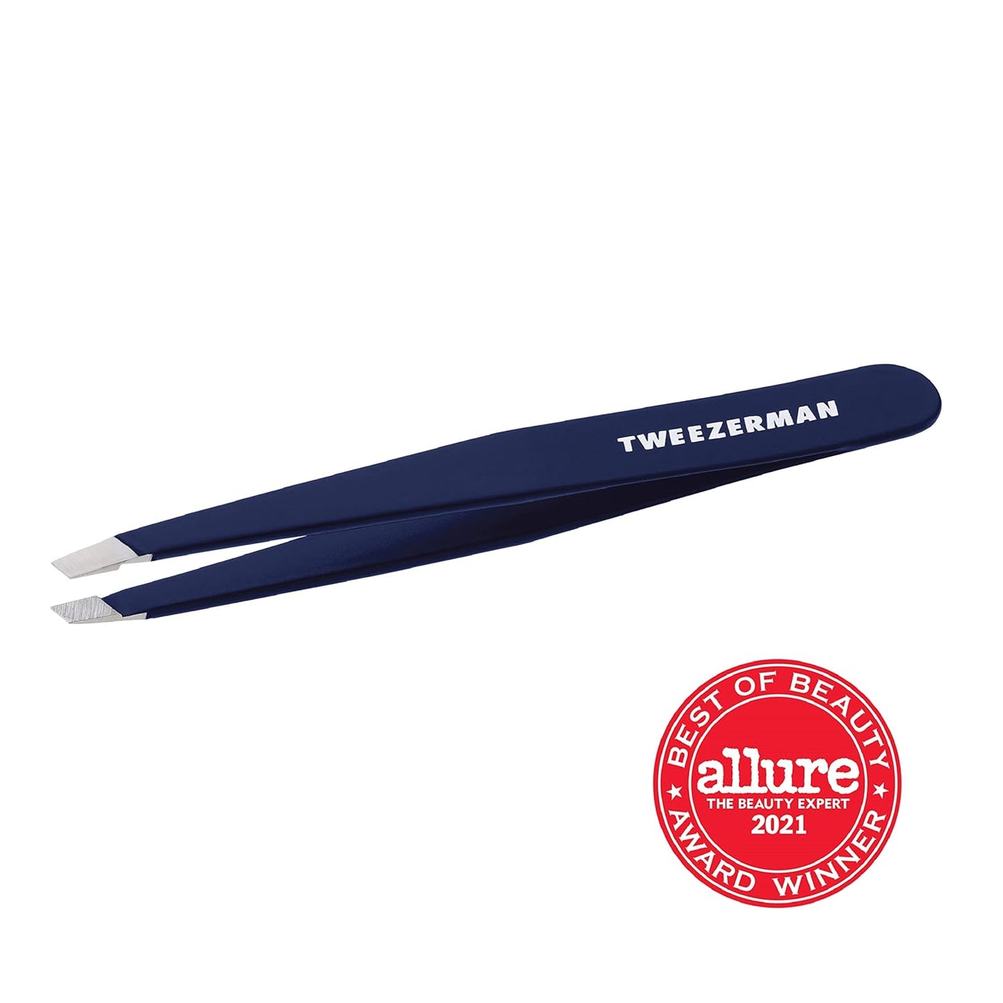HotTweezerman Slant Tweezer – Tweezers for Eyebrows Evening Blue