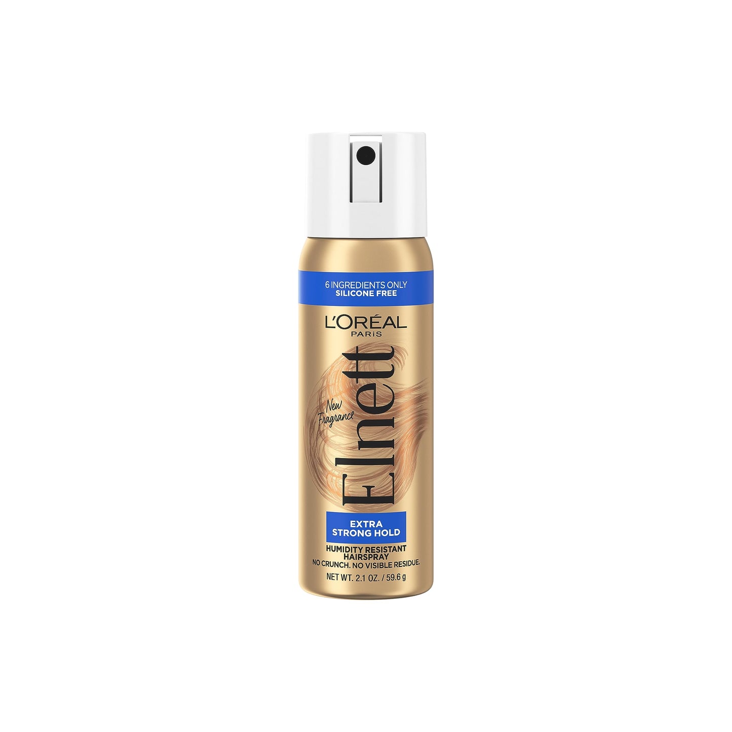 HotL'Oreal Paris Elnett Unscented Hairspray, up to 72-Hour Extra Strong Hold Formula with Humidity Resistant Frizz Control, Hairspray with Soft, Brushable Finish, 11 oz | (Packaging May Vary)
