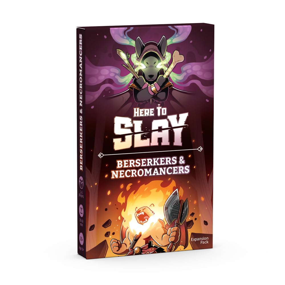 Hot Unstable Games Here to Slay Card Game - Fantasy Adventure Strategy Game for 2-6 Players, Ages 10 and Up - Family Game Night Card Game from the Creators of Unstable Unicorns