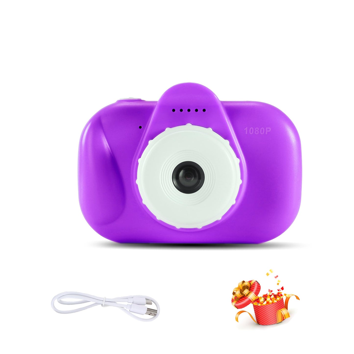 Hot Kids Camera Boys Toys for 3 4 5 6 7 8 9 Years Old Boys, 48MP Dual Lens Kids Digital Camera Christmas Birthday Gifts, 1080P HD Video Selfie Toddler Camera with 32G SD Card
