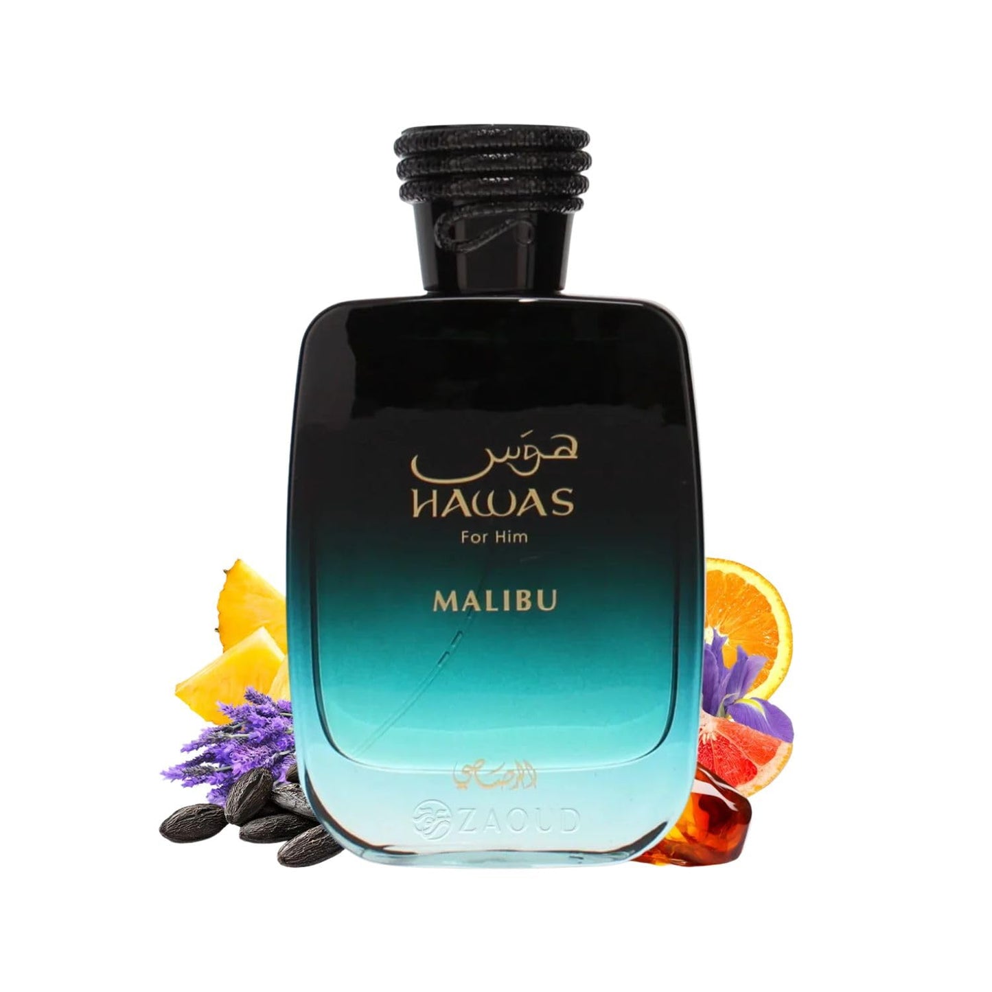 Hot RASASI Hawas Malibu | Fruity, Amber, Musky, Woody - Eau de Parfum Spray Long-Lasting Fragrance for Men, 3.38 Ounce / 100 ml