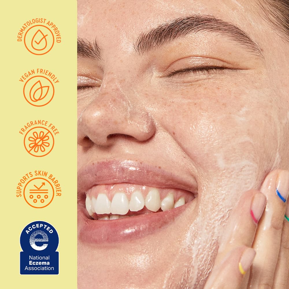 HotBYOMA Creamy Jelly Cleanser - Hydrating Face Wash for Skin Barrier Repair with Tri-Ceramide Formula - Gently Removes Makeup & Excess Oil - 5.91 Fl. Oz | Hydrating Face Wash with Ceramides, Soothing Formula, No Oily Residue, Fragrance Free, for All Skin
