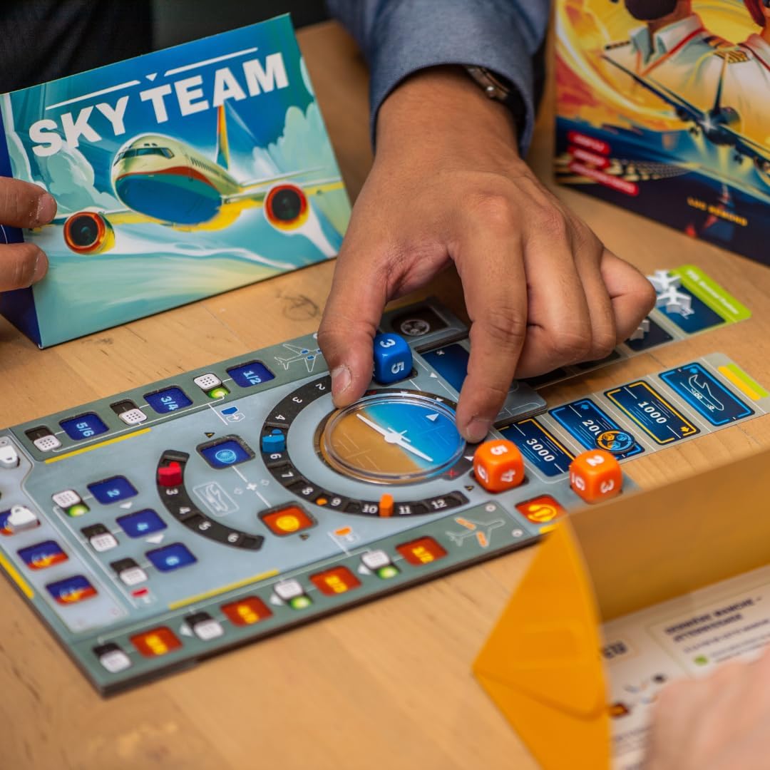 HotScorpion Masqué Sky Team | Voted Game of the Year 2024 | Best 2 Player Game | Work Together to Land the Plane | Ages 12+ | 20 Minutes