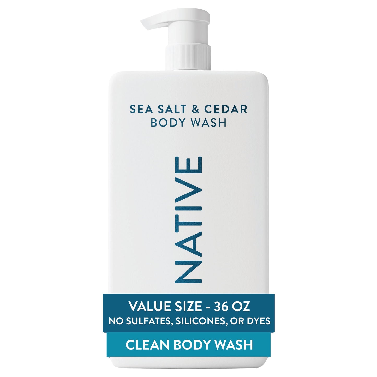 HotNative Body Wash for Women & Men, Coconut & Vanilla, 36 oz Pump Bottle, Sulfate-Free & Gentle