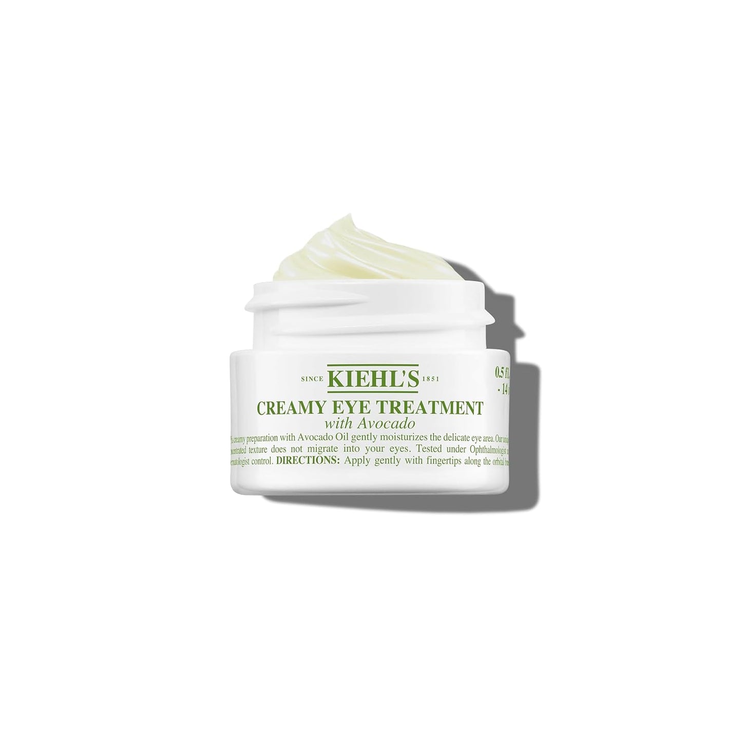 HotKiehl's Avocado Eye Treatment, Under Eye Cream for Puffiness and Dark Circles, with Caffeine to Correct Bags, 99% Naturally Derived Non-Toxic Formula