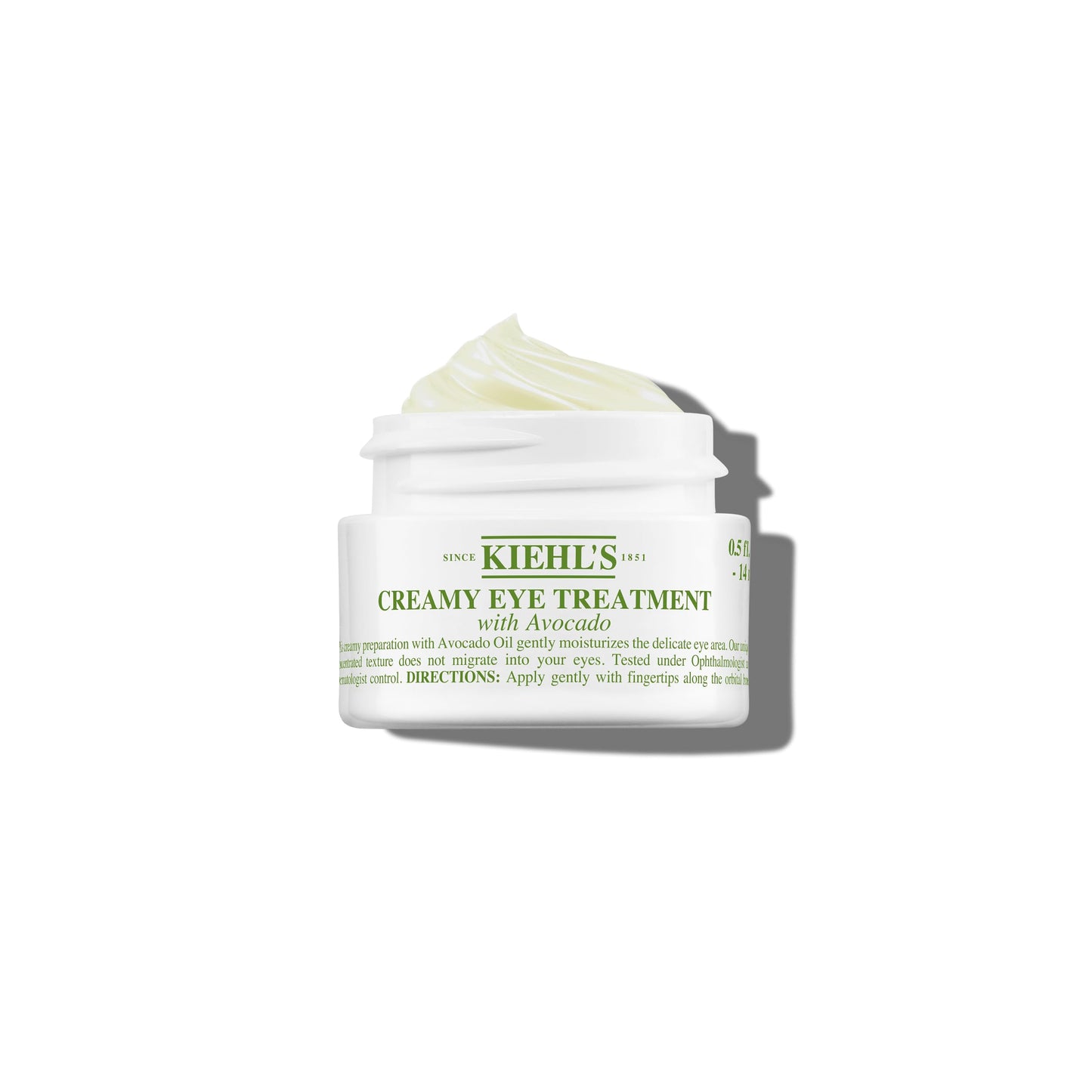 HotKiehl's Avocado Eye Treatment, Under Eye Cream for Puffiness and Dark Circles, with Caffeine to Correct Bags, 99% Naturally Derived Non-Toxic Formula