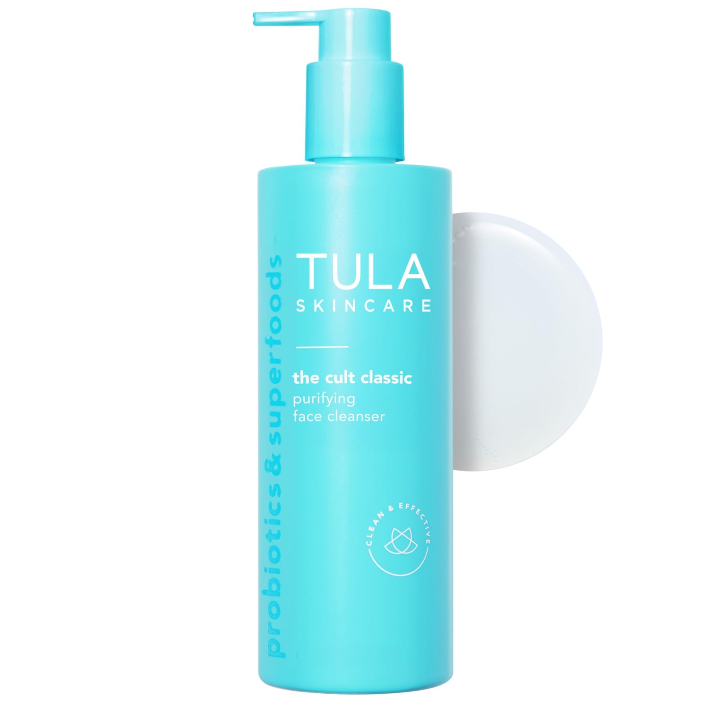HotTULA Skincare Cult Classic Purifying Face Cleanser, Daily Wash for Pores & Skin Balance with Prebiotic Extracts, Antioxidants & Turmeric, Deep Cleansing Formula