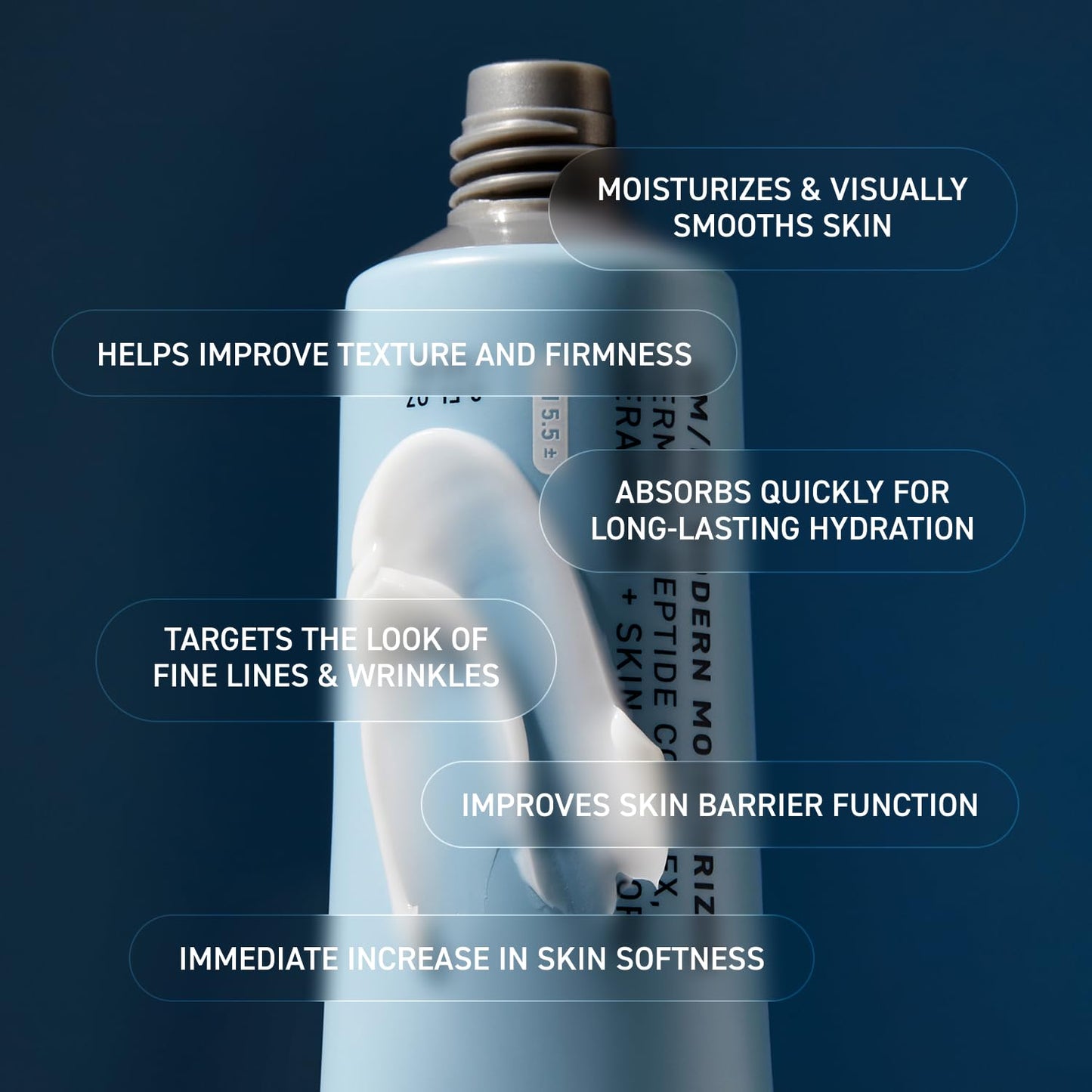 HotPrequel Skin AM/PM Modern Moisturizer – Hydrating Face Cream with Peptides, Ceramides & Glycerin for Dry, Sensitive, or Combination Skin – Non-Greasy Moisturizer for Barrier Support