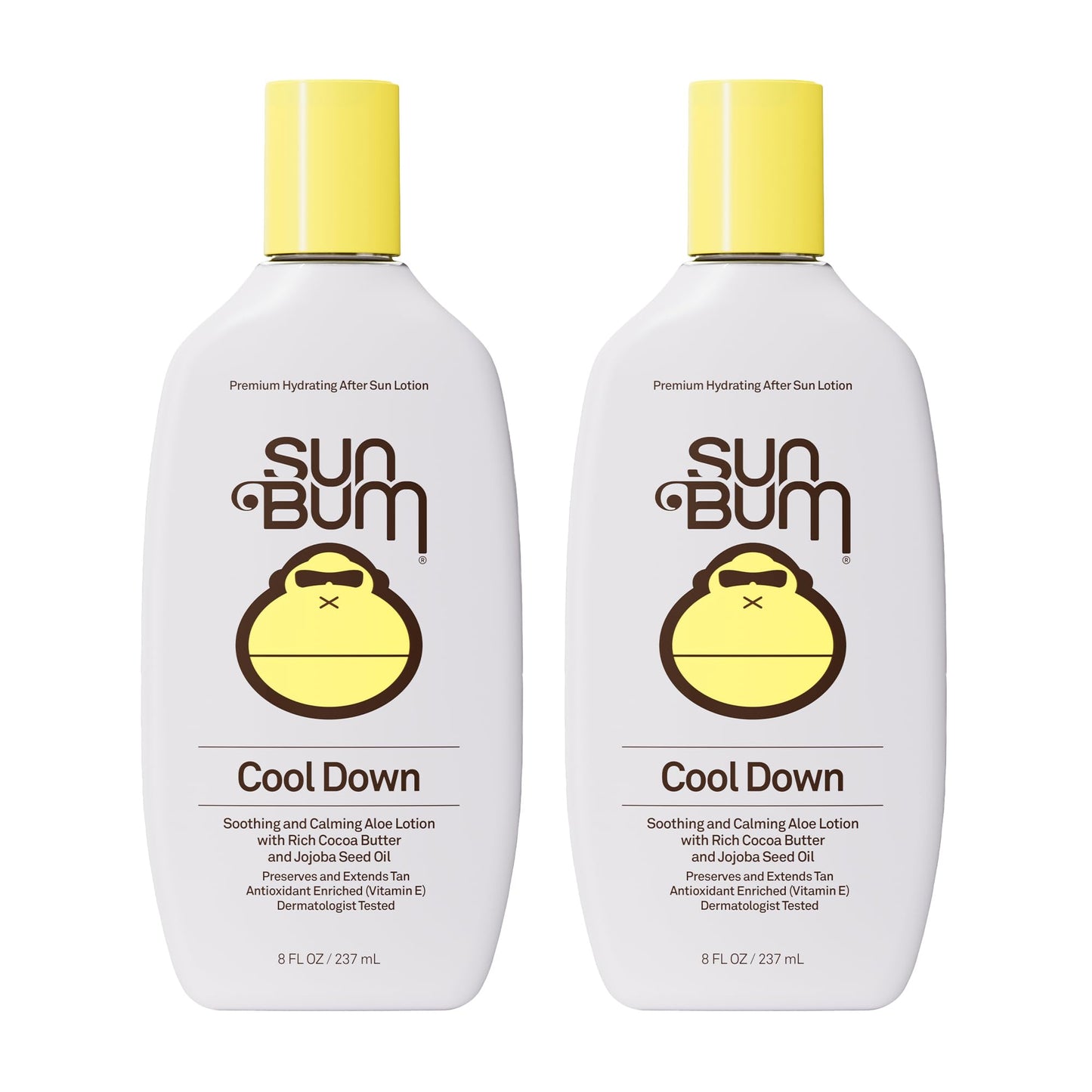 HotSun Bum Cool Down Aloe Vera Gel - Vegan After Sun Care to Soothe and Hydrate Sunburn - 8 oz