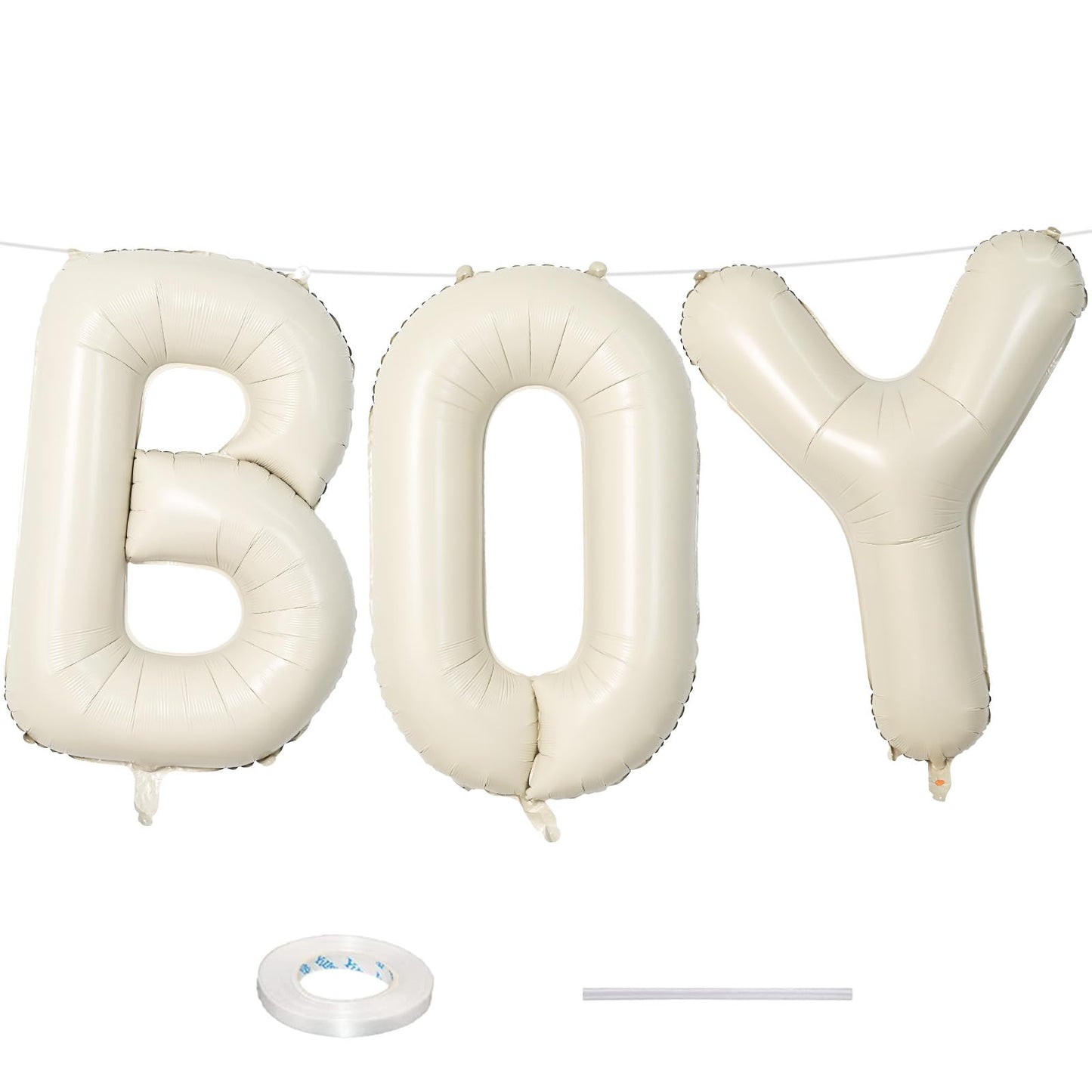Hot40 Inch Beige BRIDE Balloons Bachelorette for Bridal Shower, Cream White Sand Bride Mylar Foil Banner Letter Sign, Bridal Balloon Banner for Wedding Engagement Bride To Be Party Favors Decorations