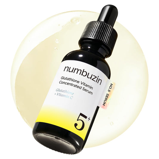 Hotnumbuzin No.5 Vitamin Concentrated Serum, Dark Spot Care, Glutathione & Vitamin Serum, Korean Skincare, Tranexamic Acid 4%, Niacinamide 5%, for a Radiant-Looking Glow 1.01 fl oz
