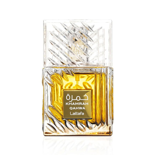 Hot Lattafa Khamrah Qahwa - Vanilla, Warm Spicy, Cinnamon, Sweet - Eau de Parfum Long-Lasting Fragrance for Unisex, 3.40 Ounce / 100 ml