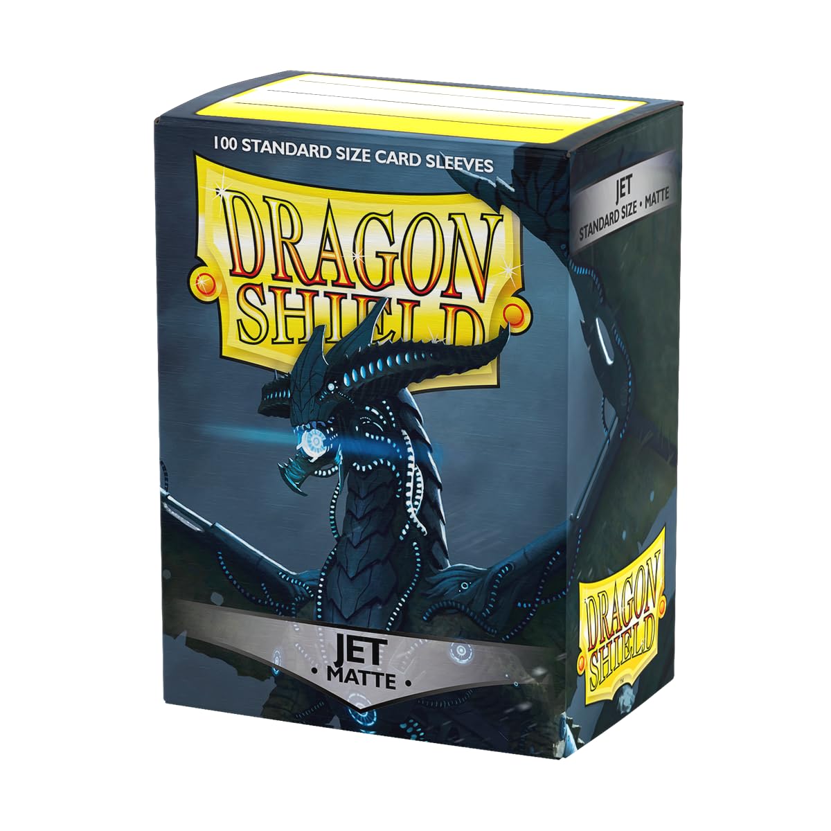 HotDragon Shield | Standard Size Card Matte Sleeves | 100 CT - Smooth & Tough Premium TCG Sleeves | Compatible with Pokemon, Flesh & Blood, One Piece & Magic the Gathering | Blood Red - Matte