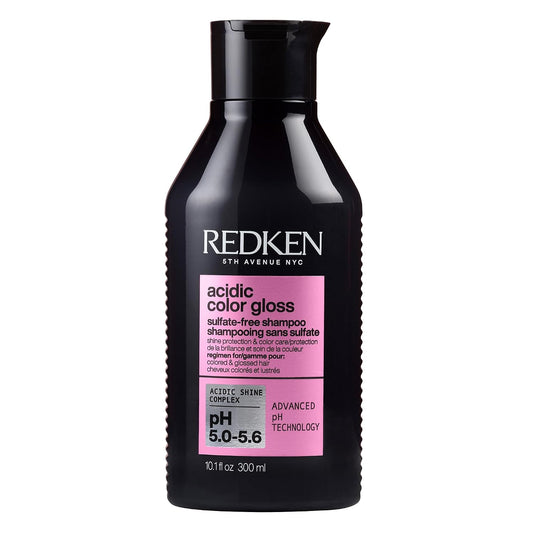 HotRedken Acidic Color Gloss Sulfate-Free Shampoo for Color Protection and Shine To Help Extend Color & Shine for Color-Treated Hair