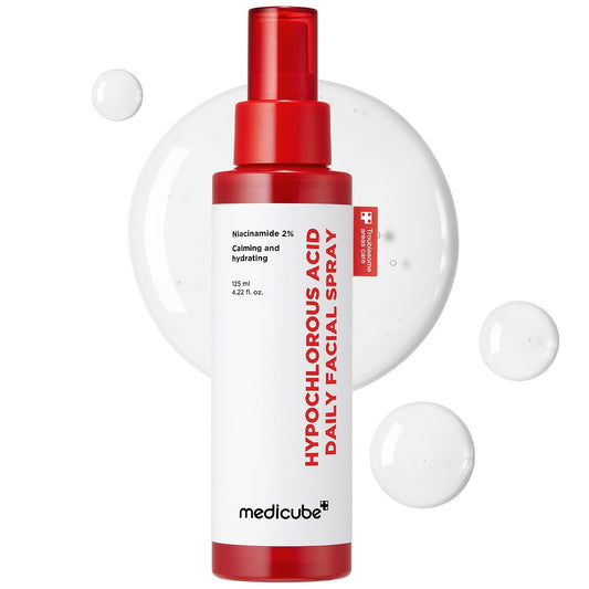 Hotmedicube Power Soothing Spray, Hypochlorous Acid Spray For All Skin Types, Delicate Skin Daily Solution & Post-Sun Care, HOCI Facial Mist for Soothing & Calming , Korean Skincare, 4.22 fl.oz