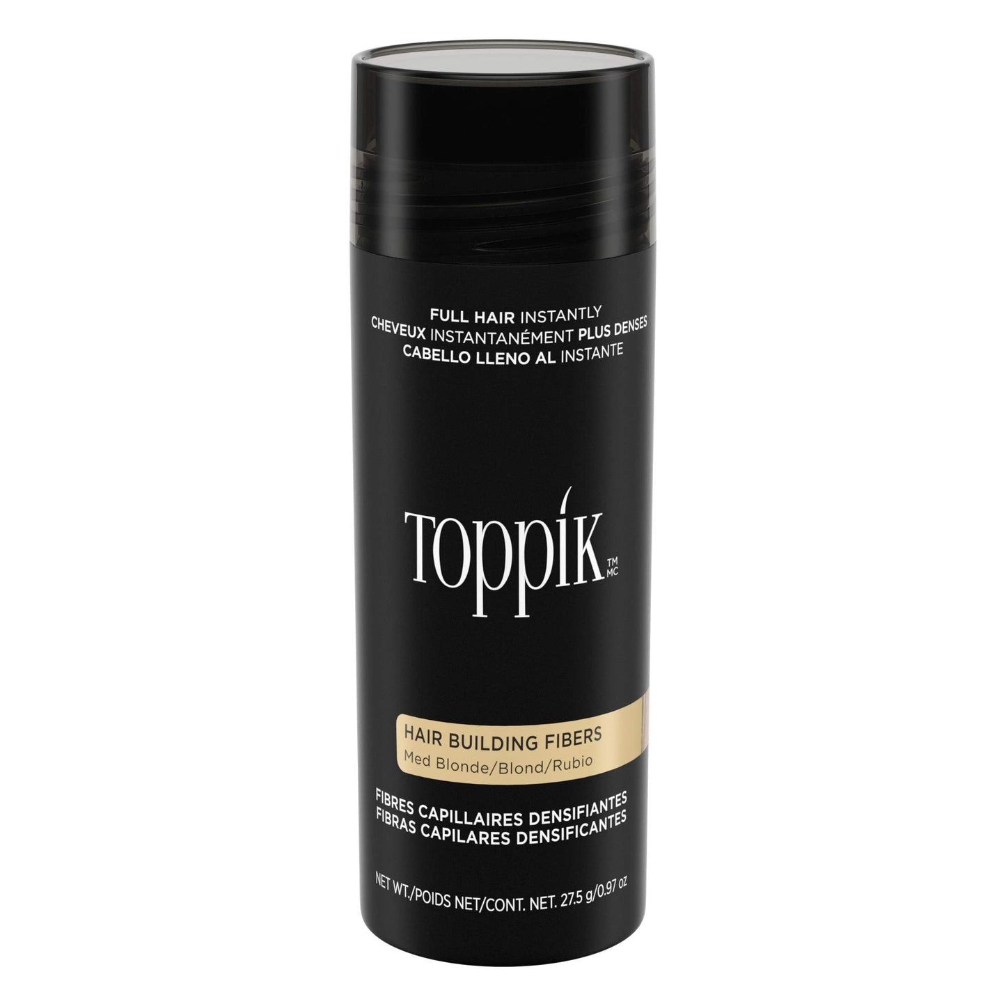 HotToppik Hair Building Fibers, Fill In Fine or Thinning Hair Instantly Thicker, Fuller Looking Hair 9 Shades,4 size options