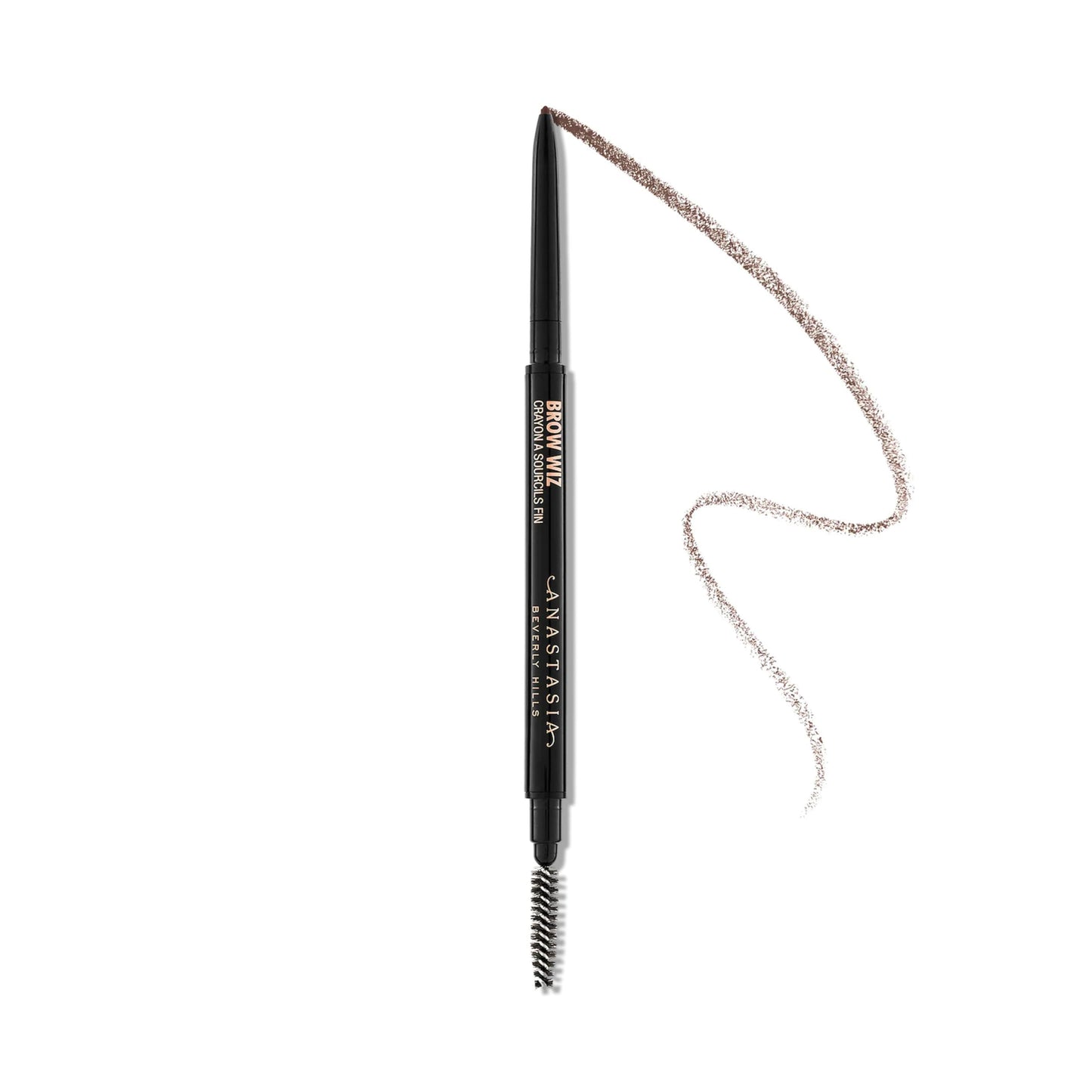 HotAnastasia Beverly Hills Brow Wiz - Ultra-Slim Retractable Eyebrow Pencil for Hair-Like Strokes, Natural Precision Definition, Longwear Waterproof Smudge-Proof for Filling & Shaping Brows