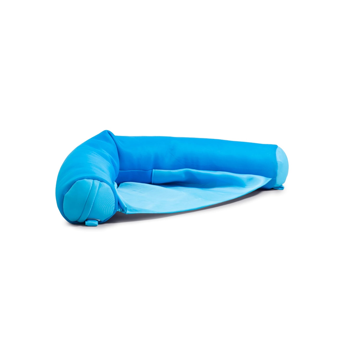 HotBig Joe Noodle Sling No Inflation Needed Pool Seat with Armrests, Blurred Blue Double Sided Mesh, Quick Draining Fabric, 3 feet