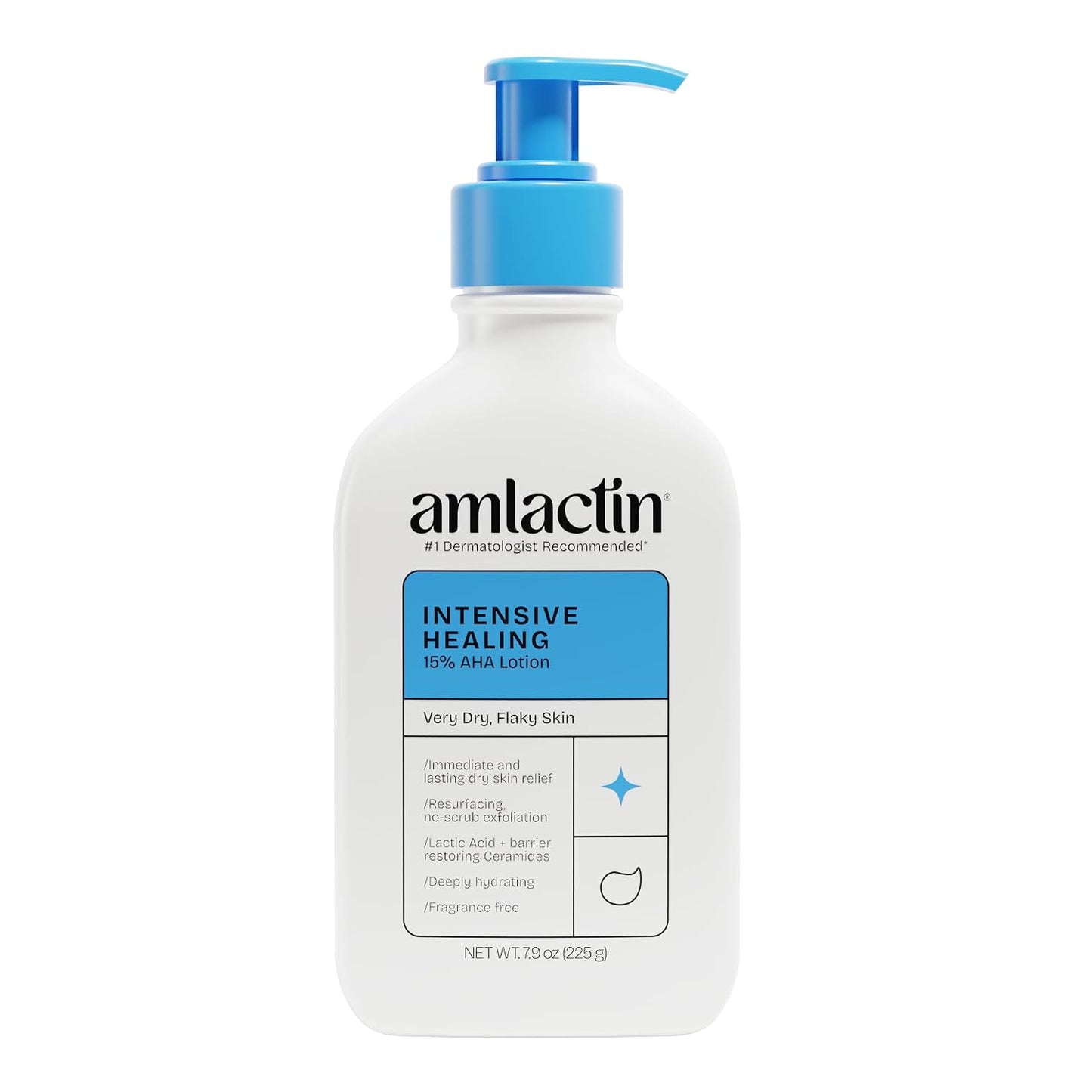 HotAmLactin Intensive Healing Body Lotion, 15% Lactic Acid, 7.9 oz