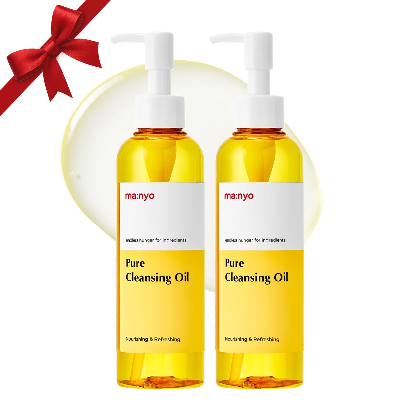 HotMANYO Pure Cleansing Oil, Natural Oil Cleanser for Face, Makeup Blackhead Remover, Korean Skin Care, 6.76 fl oz (200ml)