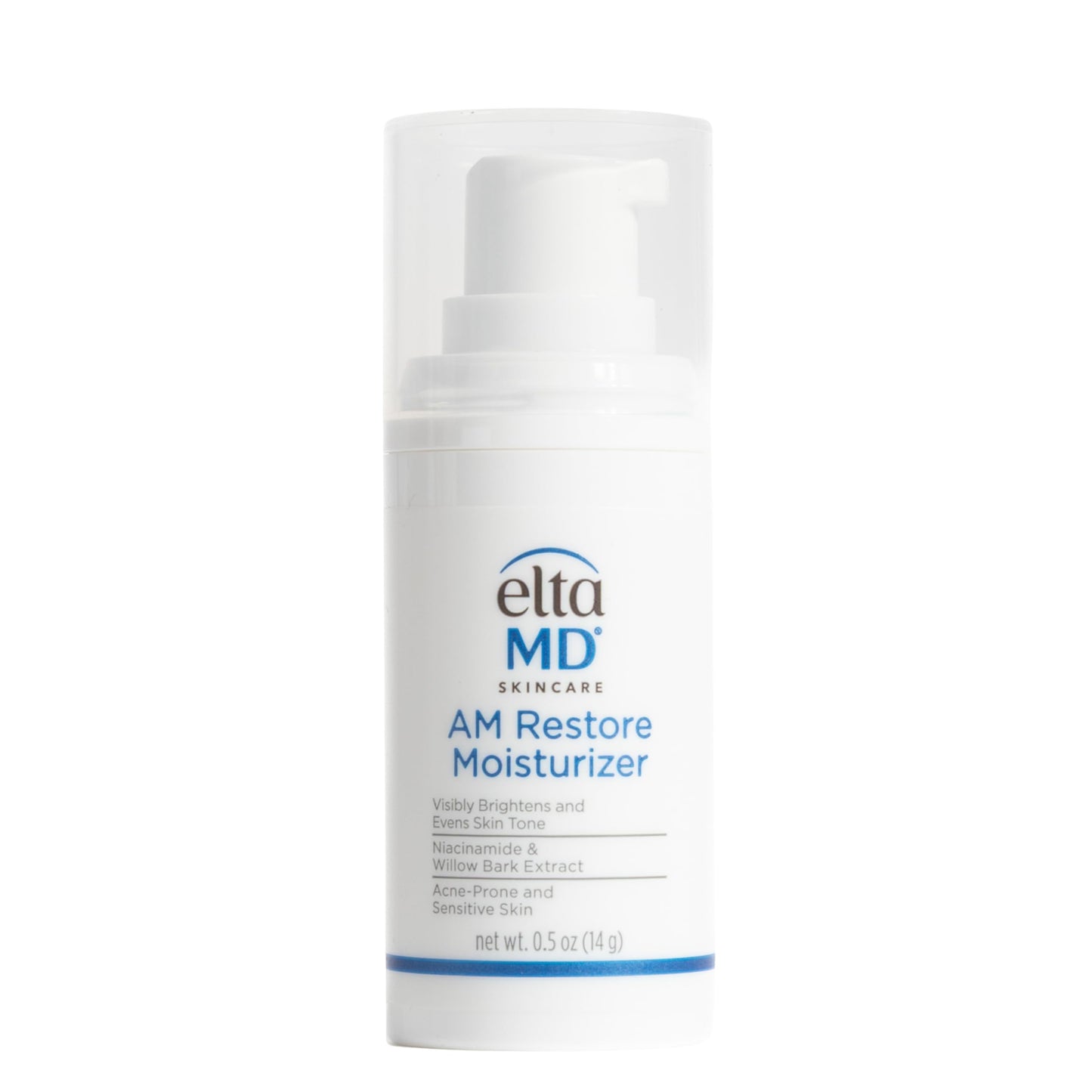 HotEltaMD AM Restore Face Moisturizer for Women and Men, Light Moisturizer Face Cream, Made with Niacinamide and Hyaluronic Acid