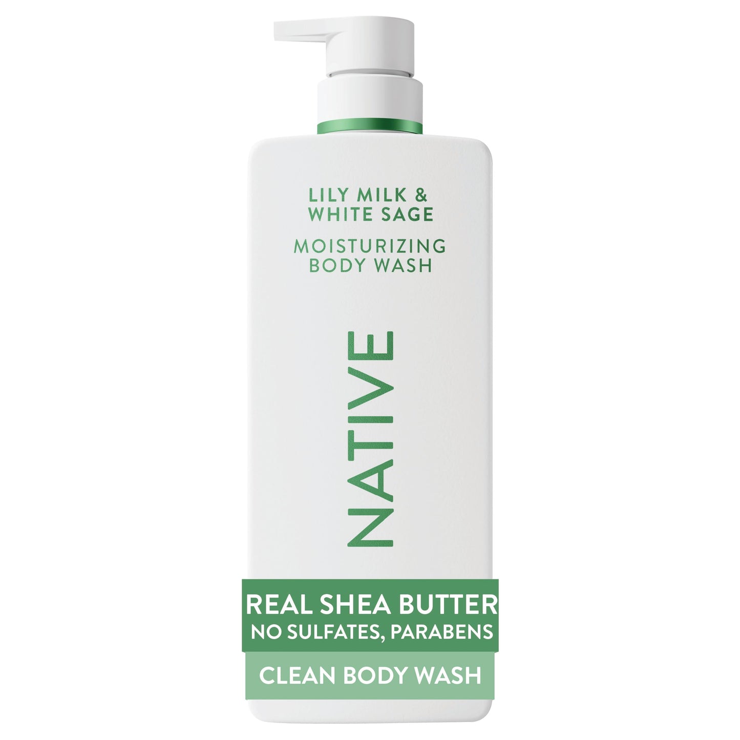 HotNative Moisturizing Body Wash, Clean & Gentle 24-Hour Hydration with Shea Butter, for Sensitive & Dry Skin, for Women & Men, Sulfate-free, Paraben-free, Pineapple & Coconut Milk, 22 fl oz
