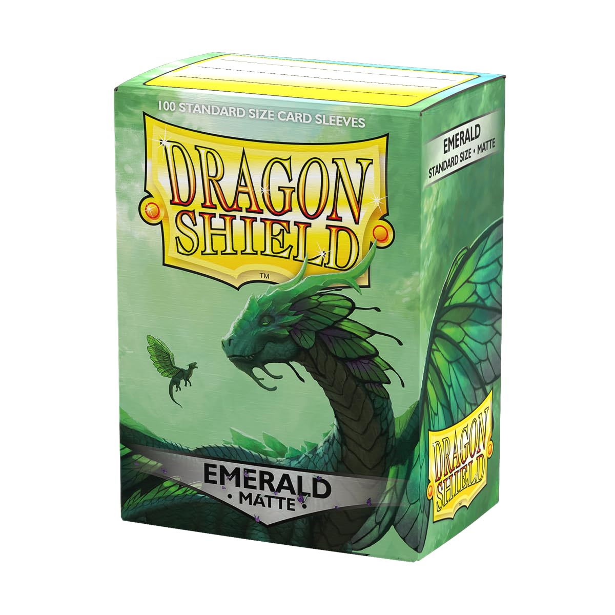 Hot Dragon Shield | Standard Size Card Matte Sleeves | 100 CT - Smooth & Tough Premium TCG Sleeves | Compatible with Pokemon, Flesh & Blood, One Piece & Magic the Gathering | Midnight Blue