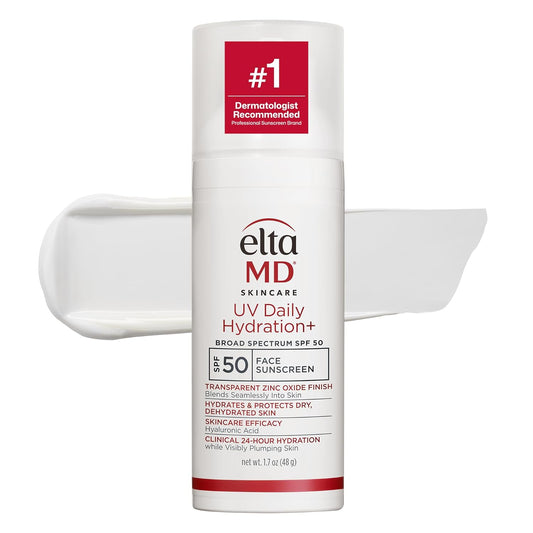 HotEltaMD UV Daily SPF Face Sunscreen Moisturizer with Zinc Oxide, Daily Face Moisturizer with SPF, Sunscreen for Dry Skin