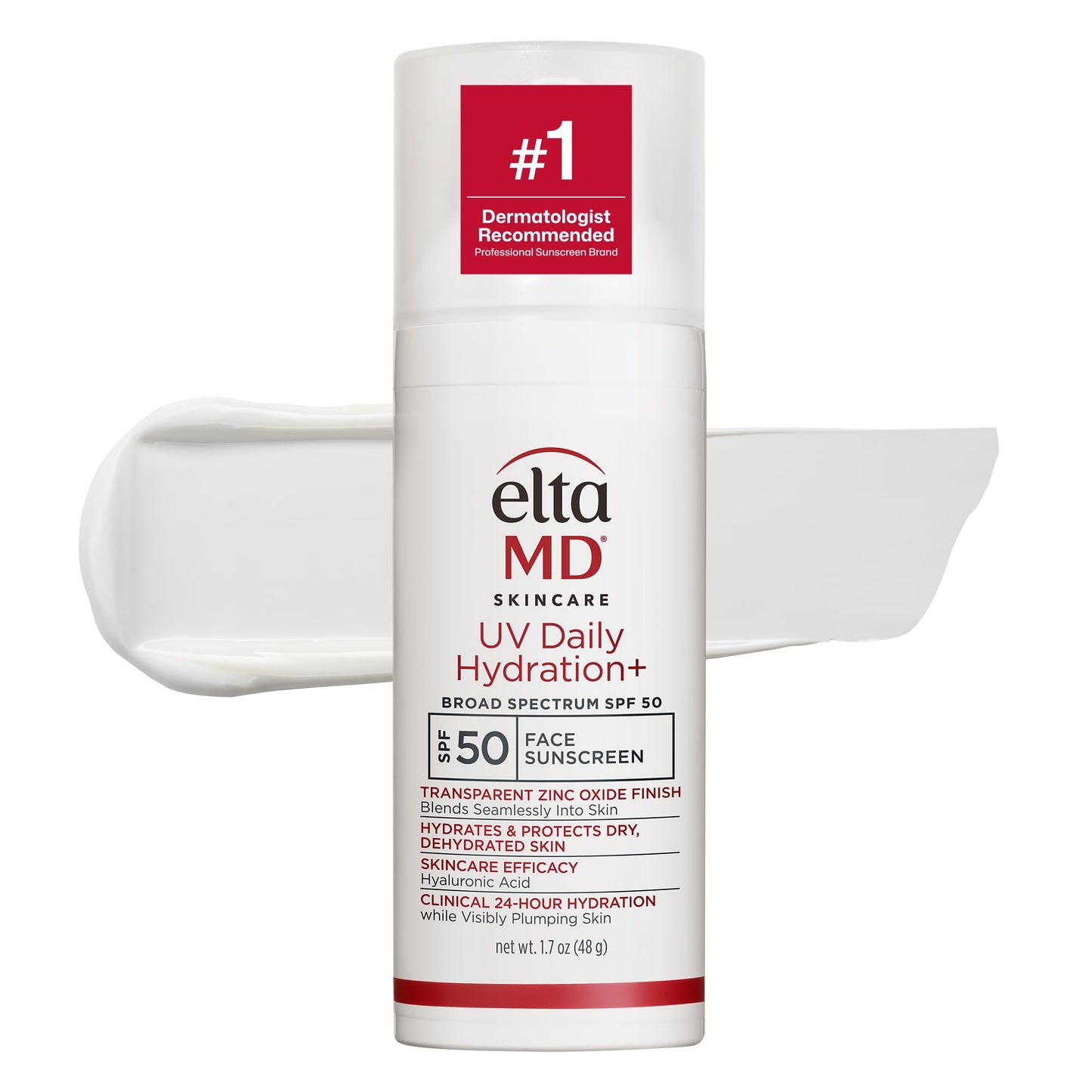 HotEltaMD UV Daily SPF Face Sunscreen Moisturizer with Zinc Oxide, Daily Face Moisturizer with SPF, Sunscreen for Dry Skin