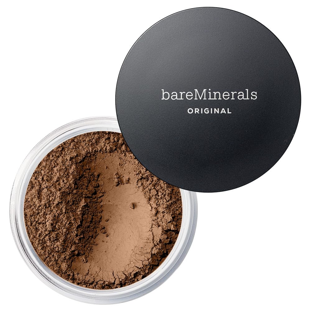 HotbareMinerals Original Loose Powder Foundation SPF 15 - Powder Face Makeup with Added Sun Protection - Sheer to Full Coverage Foundation
