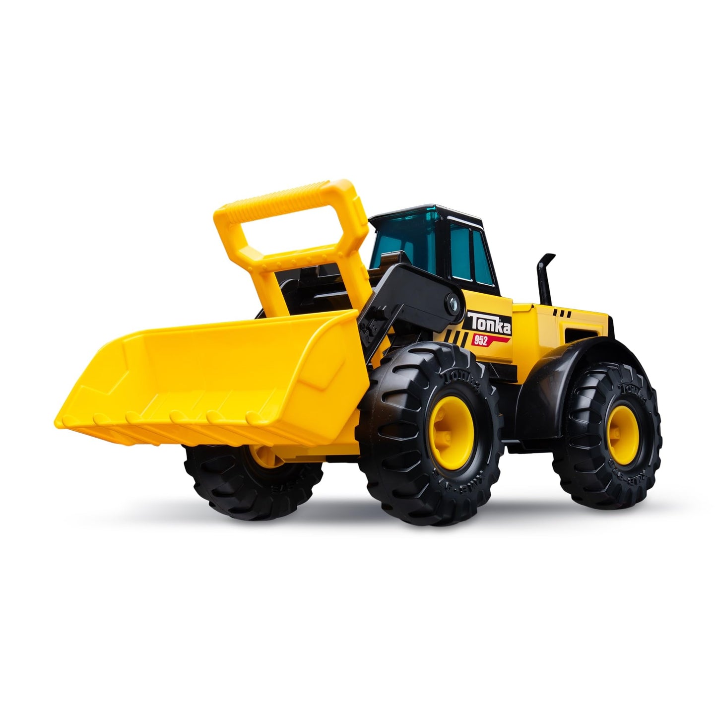 HotTonka Steel Classics 4x4 Pickup Truck - Made with Steel & Sturdy Plastic, Yellow Toy Construction Truck, Boys and Girls, Kids, Toddlers, Ages 3+