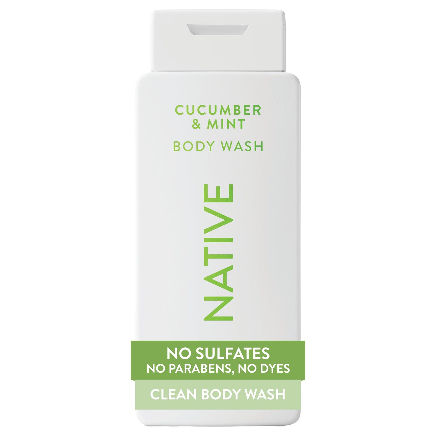 HotNative Clean Body Wash, Gentle & pH-balanced for Sensitive Skin, 24-Hr Freshness for Men & Women, Vegan & Cruelty-Free, Free of Sulfates, Parabens & Phthalates, Sea Salt & Cedar, 18 fl oz