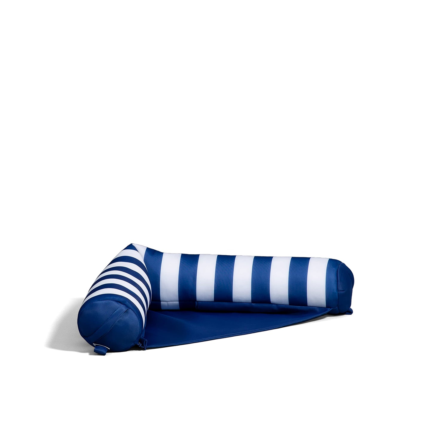HotBig Joe Noodle Sling No Inflation Needed Pool Seat with Armrests, Blurred Blue Double Sided Mesh, Quick Draining Fabric, 3 feet