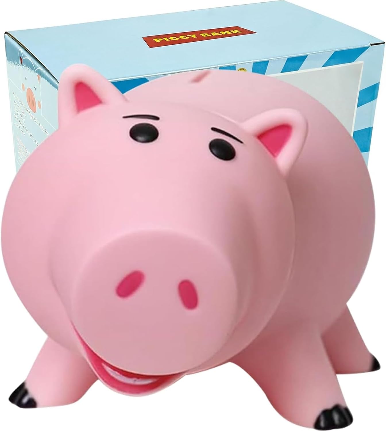 HotPiggy Bank Unbreakable Cute Pink Pig Money Bank Plastic Saving Coin Bank for Kids Christmas Birthday Gift