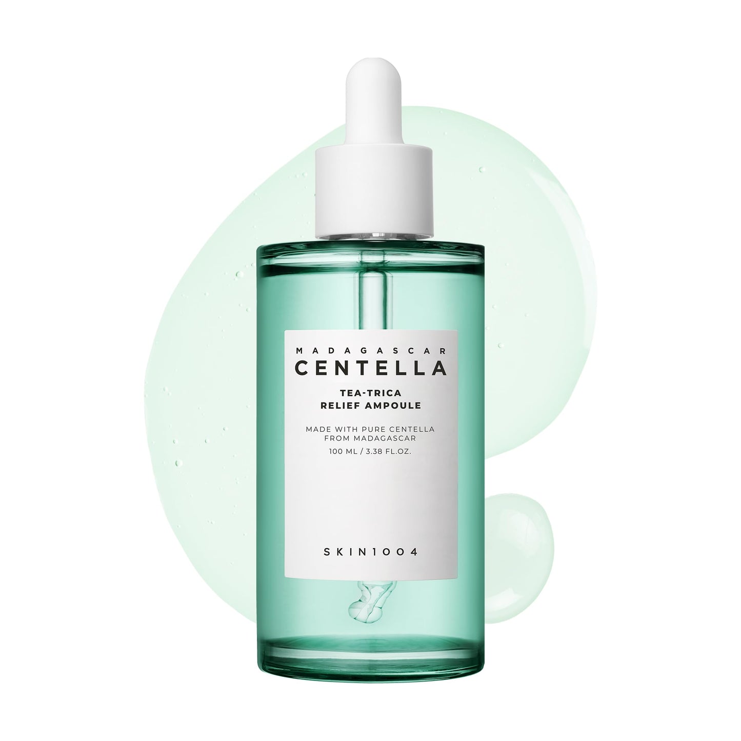 Hot[Hudson's Pick] SKIN1004 Madagascar Centella Ampoule, Korean Face Serum with Centella Asiatica for Hydrating & Moisturizing, Soothing Facial Serum for Skin Balance, Korean Skin Care, 3.38 fl.oz, 100ml