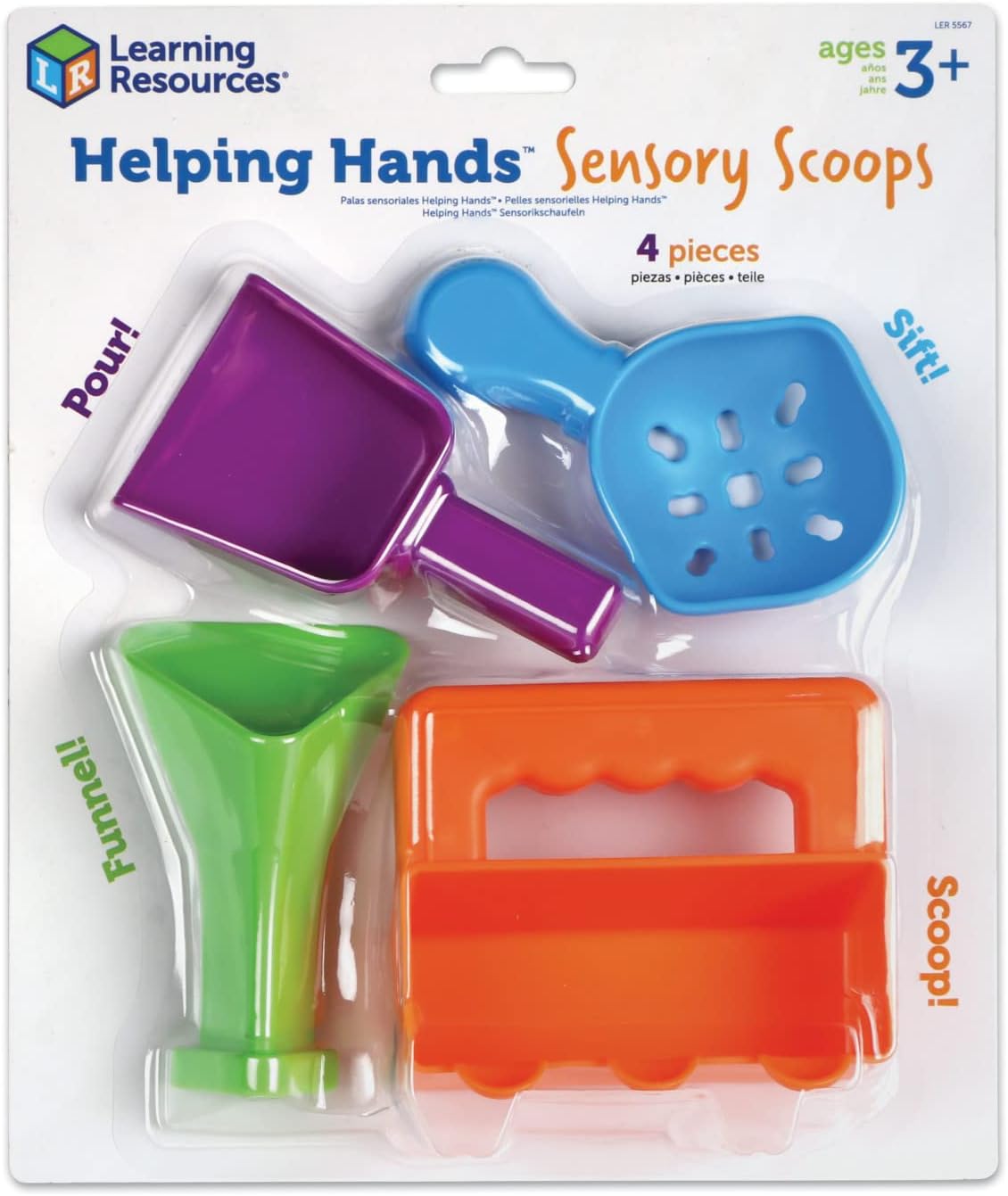 Hot Learning Resources Helping Hands Sensory Scoops