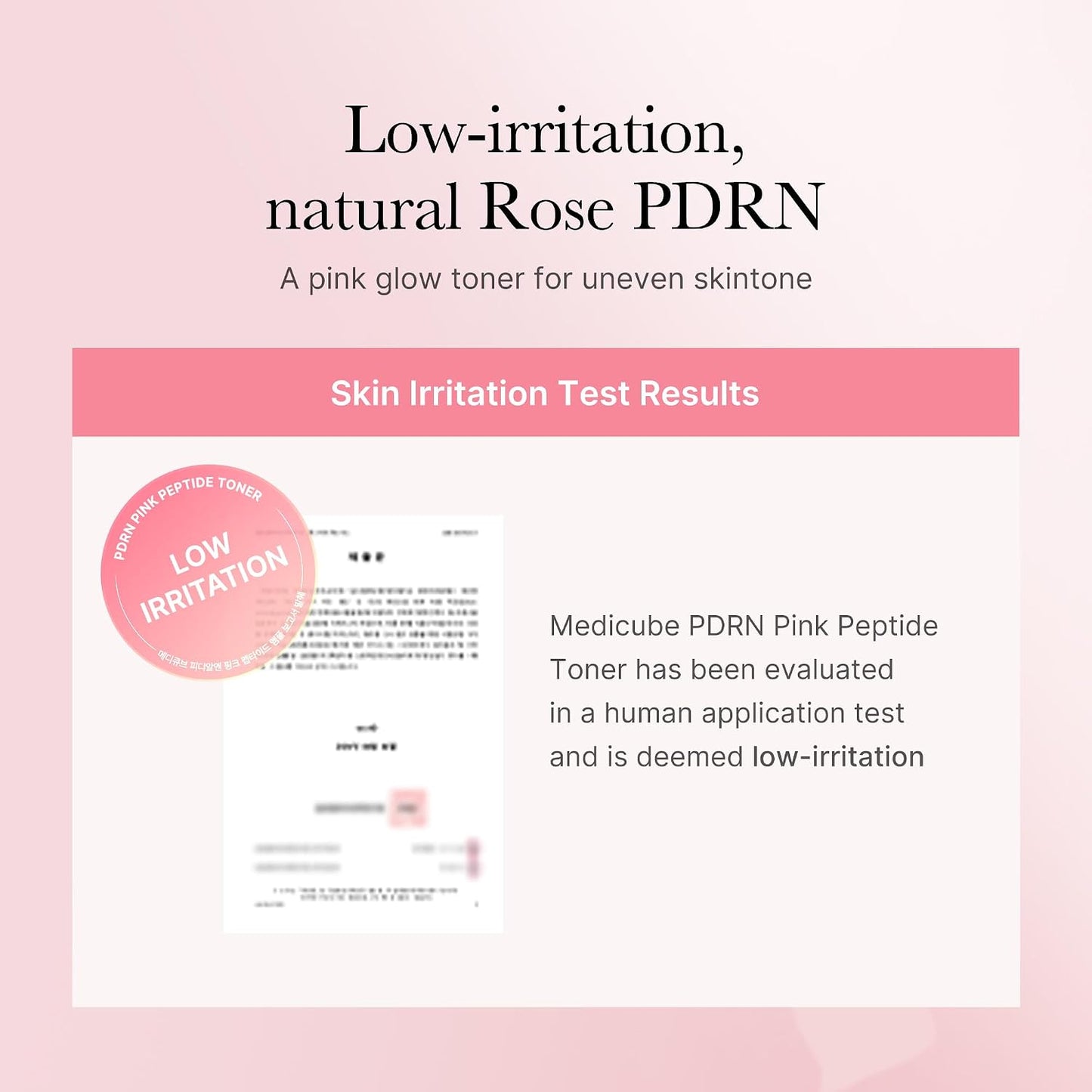 Hotmedicube PDRN Toner Rose PDRN Peptide Toner | Lightweight & Watery Toner with Rose PDRN, Peptides, Niacinamide - For Soothing & Calming, Korean Skincare, 8.45 fl.oz