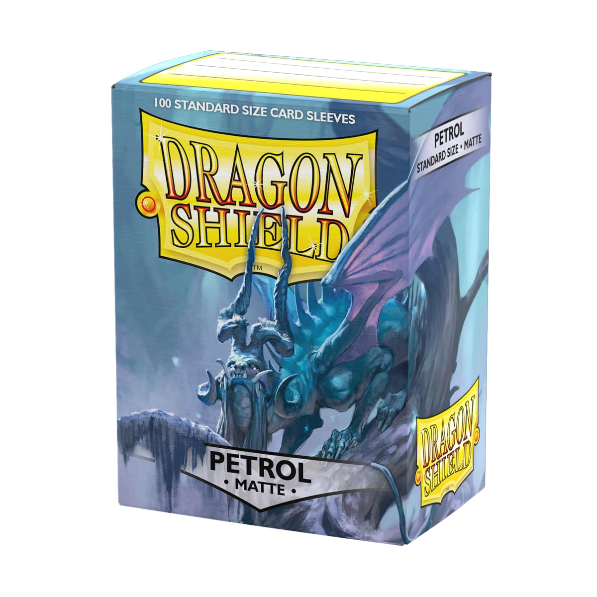 Hot Dragon Shield | Standard Size Matte Card Sleeves | 100 CT - Smooth & Tough TCG Sleeves - Compatible with Pokemon, Flesh & Blood, One Piece & Magic The Gathering | Amethyst