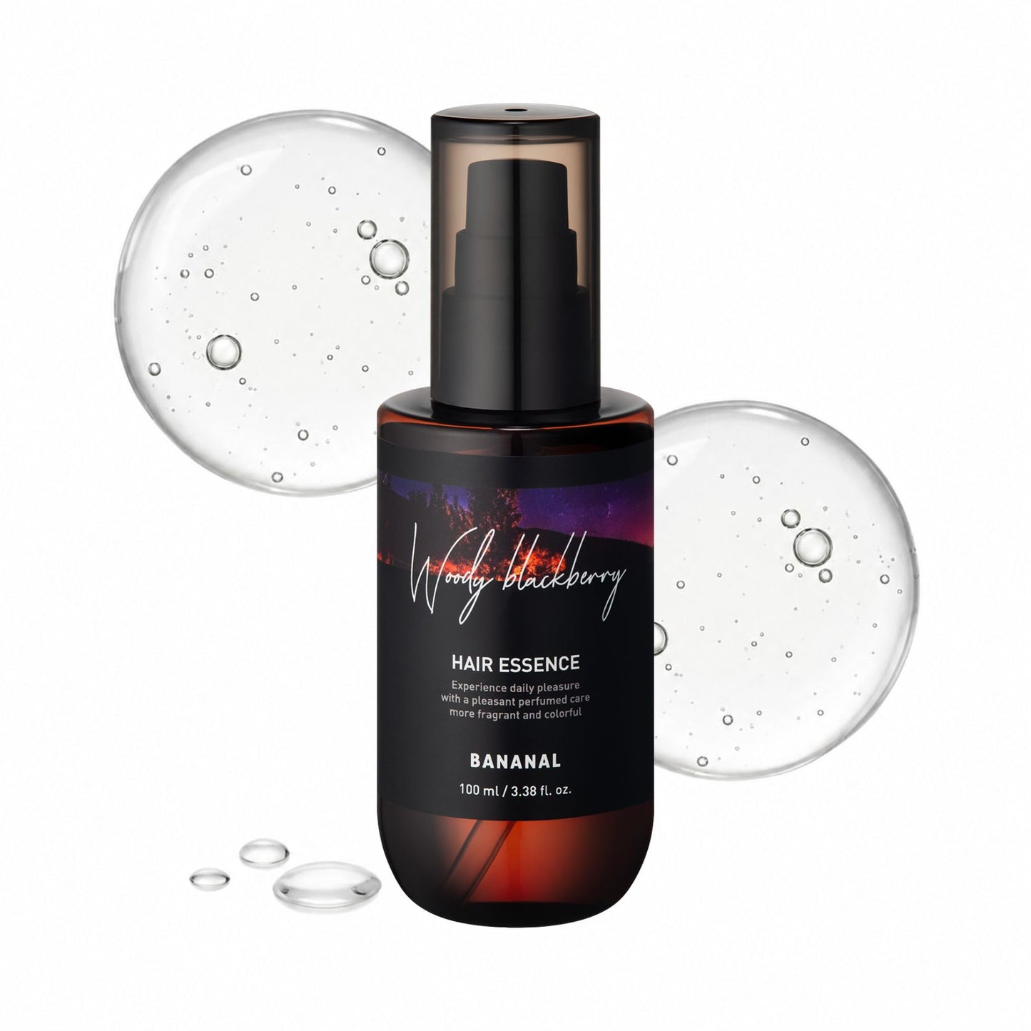 Hot2-in-1 Hair Serum & Perfume Oil - Korean Hair Care, Moroccan Argan Oil & 12 Amino Acids for Dry Damaged Hair, Anti-Frizz Glass Hair Shine, Paraben-Free, Baby Powdery Musk, 3.38 fl oz