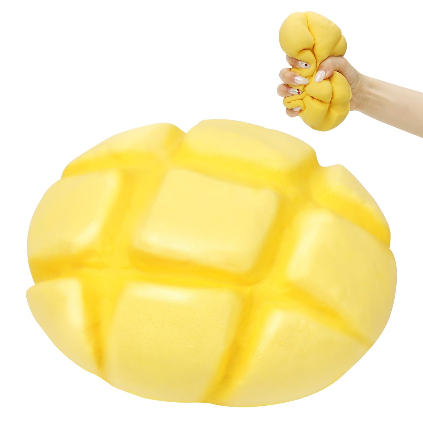 Hot3 Pack Slow Rising Squishy Butter Bread, Realistic Bread Squishies with Butter Scent, Soft Sticky Squishy Toy, Stress Relief Fidget for Focus, Popular Squishies Gift Party Favor