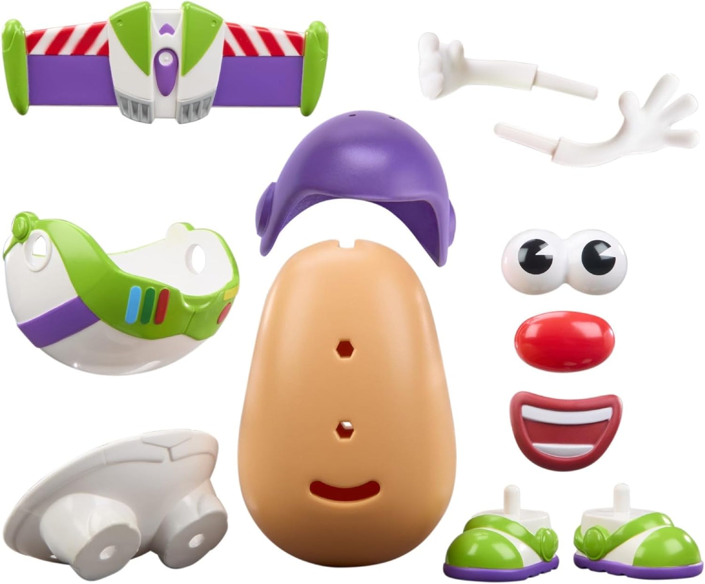 HotPotato Head Toy Story 5 Buzz Spudyear Set with 1 Potato Body and 11 Accessories, Toddler and Preschool Toys for Girls and Boys Ages 2+