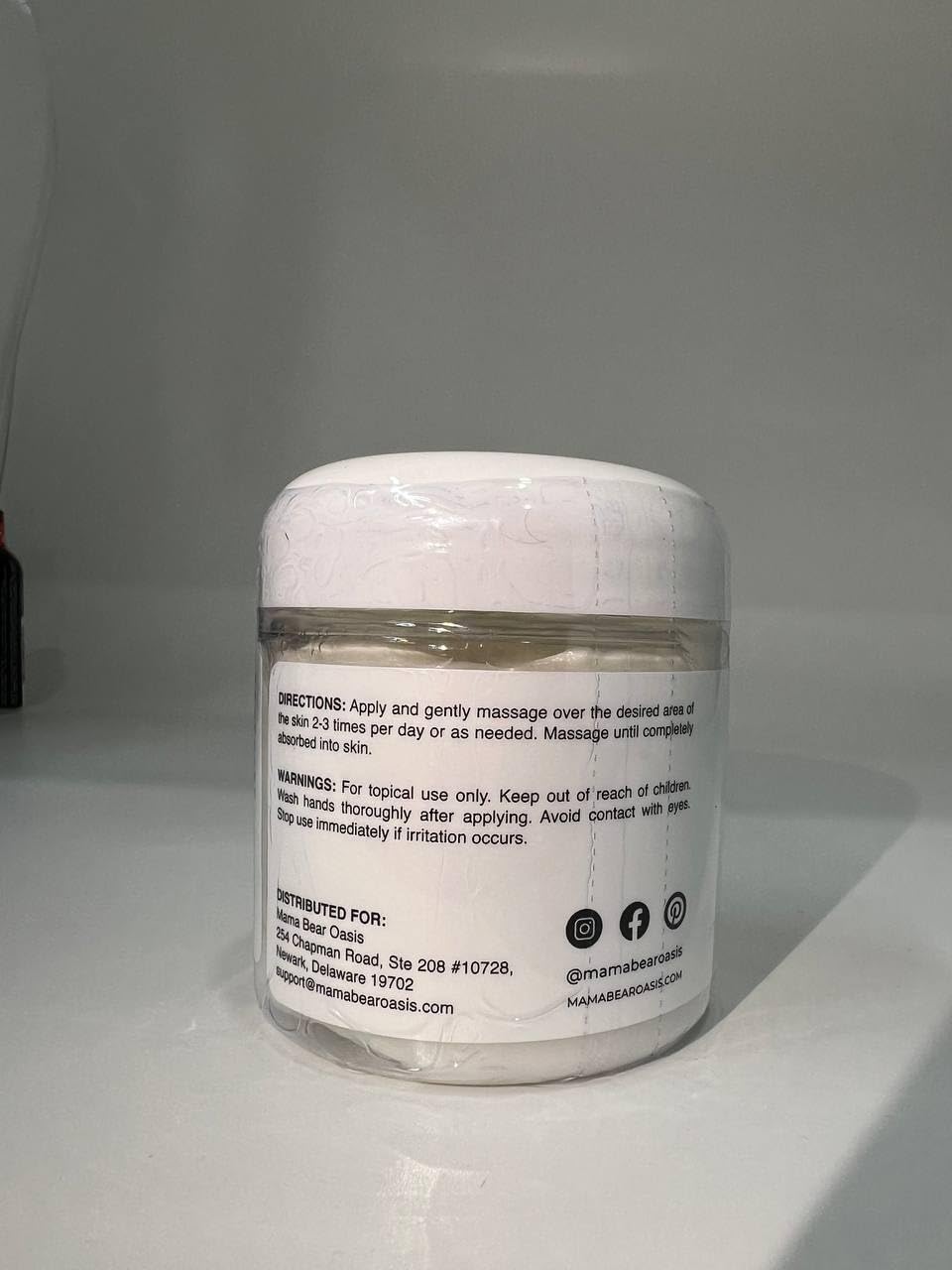 HotMama Bear Oasis Lotion - Magnesium Cream - Lavender Magnesium Lotion for Foot, Hands, Legs, Toes Includes Arnica, Vitamin B6, Aloe Vera, MSM (Pack of 2)