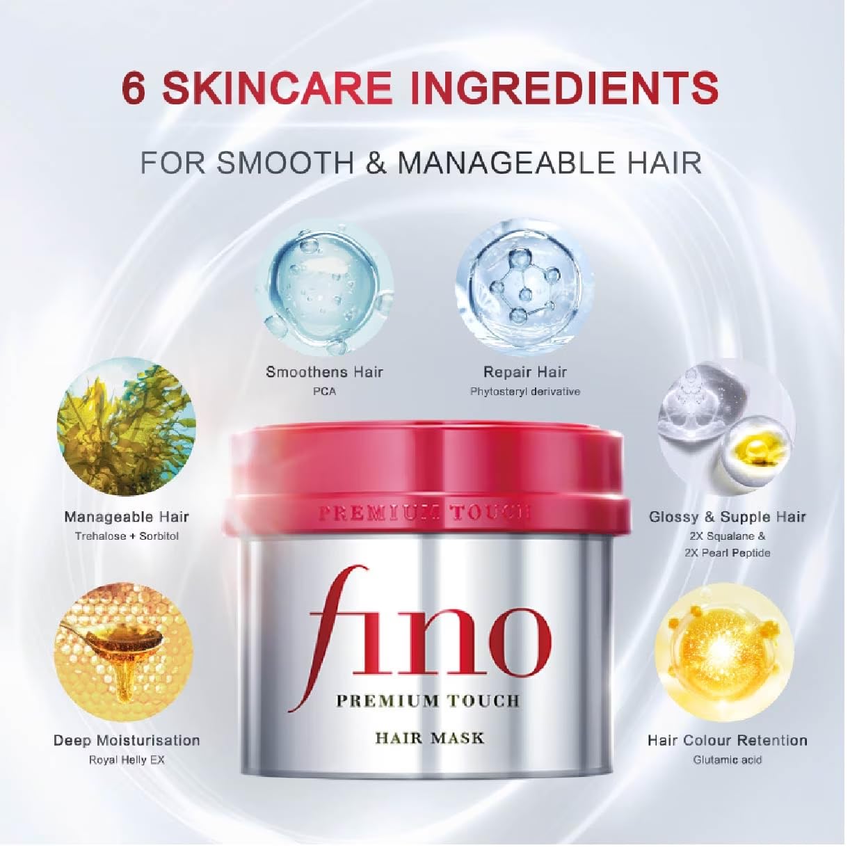 HotFino Premium Touch Hair Mask, 180g / 8.11 Ounce by ode
