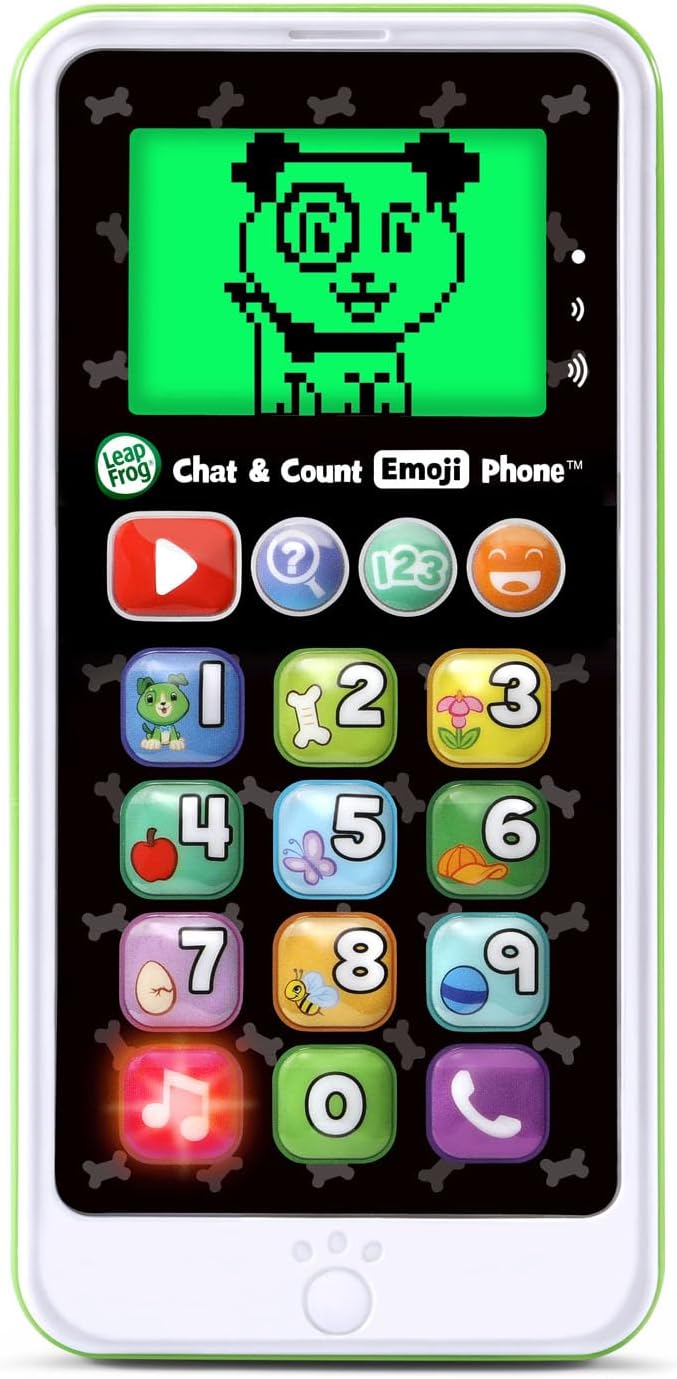 Hot LeapFrog Chat and Count Emoji Phone, Green