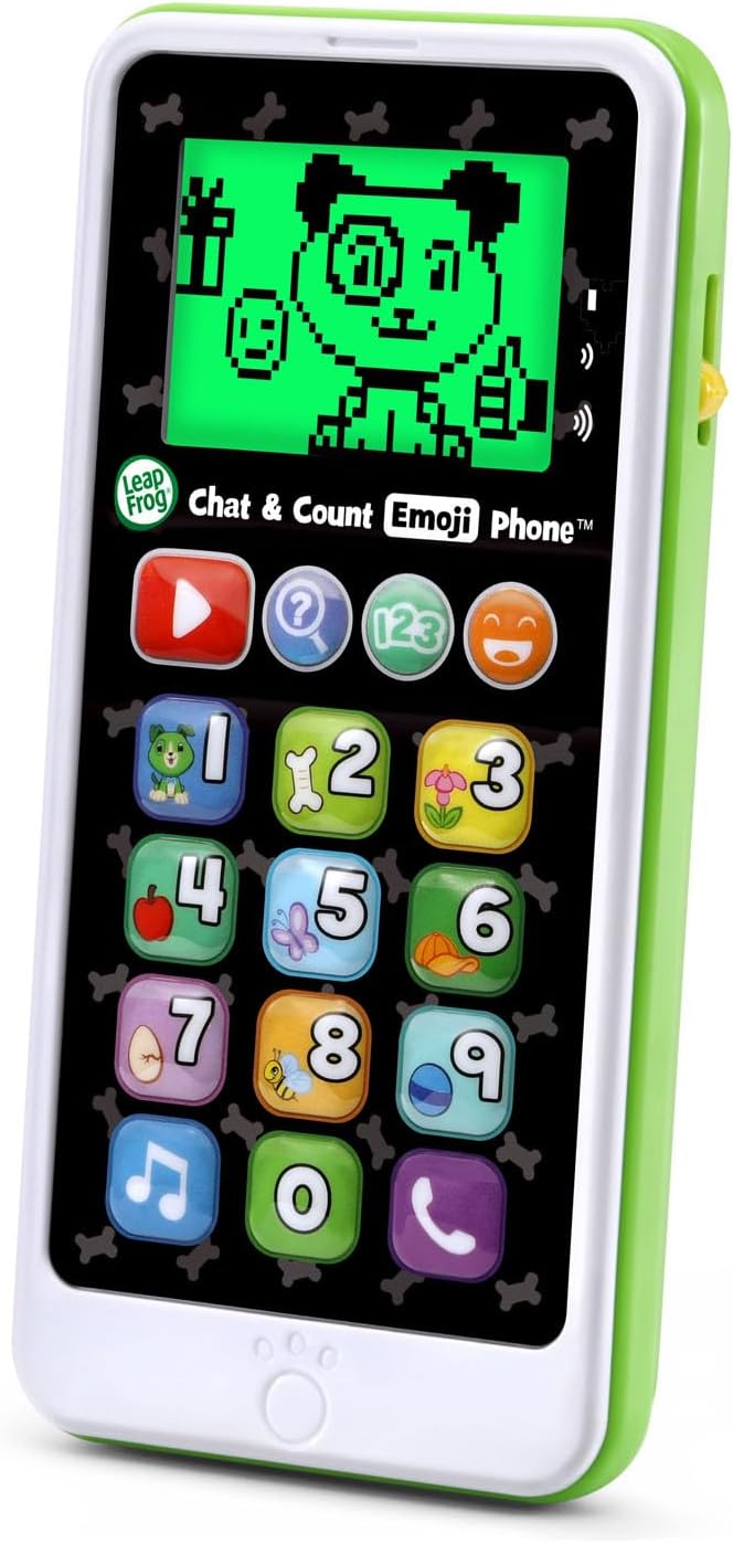 Hot LeapFrog Chat and Count Emoji Phone, Green