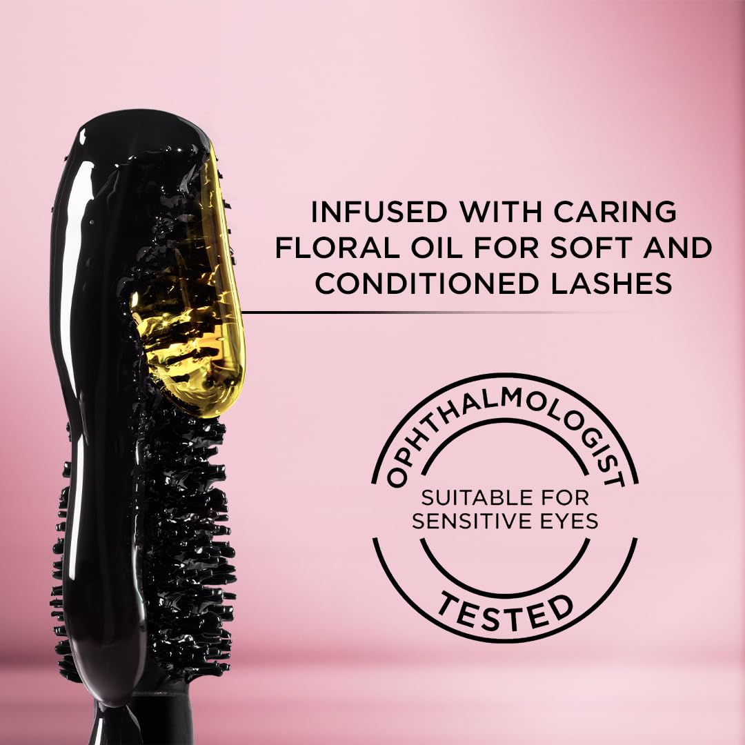 HotL'Oreal Paris Makeup Voluminous Lash Paradise Mascara, Voluptuous Volume, Intense Length, Feathery Soft Full Lashes, No Flaking, No Smudging, No Clumping, Blackest Black, 0.25 Fl Oz (Pack of 1)