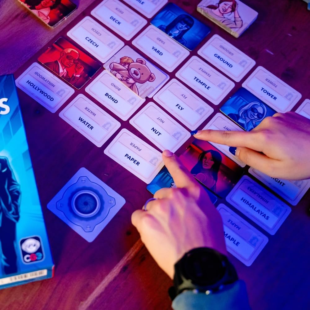 HotCGE Codenames Board Game (2nd Edition) | The Top Secret Word Association Party Game for Friends & Family Game Nights, 4+ Players